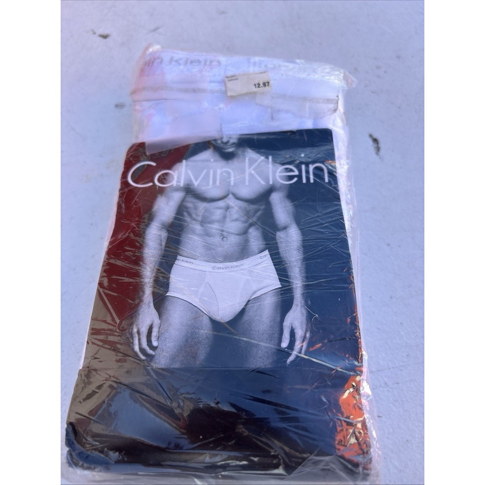 3 Pack Calvin Klein Full Rise Briefs White Mens Size 30 2008 U2000
